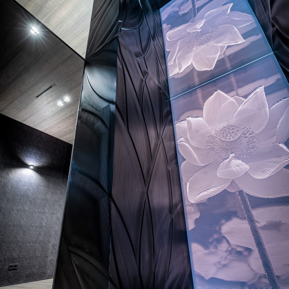 ArchiCover صالة العرض | ركن البيانو/ركن المؤثرات ثلاثية الأبعاد